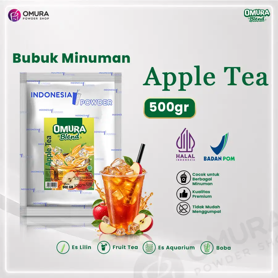 Bubuk Minuman Apel Tea 500 gr