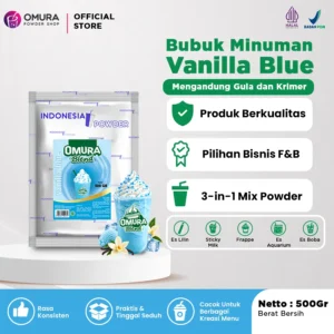 Bubuk Minuman Vanilla Blue Blend 500 Gr