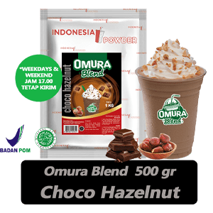 Bubuk Minuman Choco Hazelnut 500gr Omura Blend