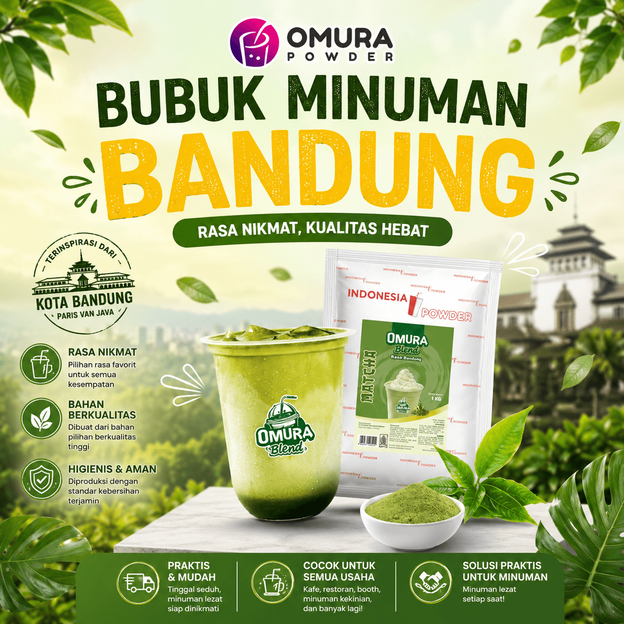 Grosir Serbuk Minuman Omura Powder BANDUNG Kota Bandung