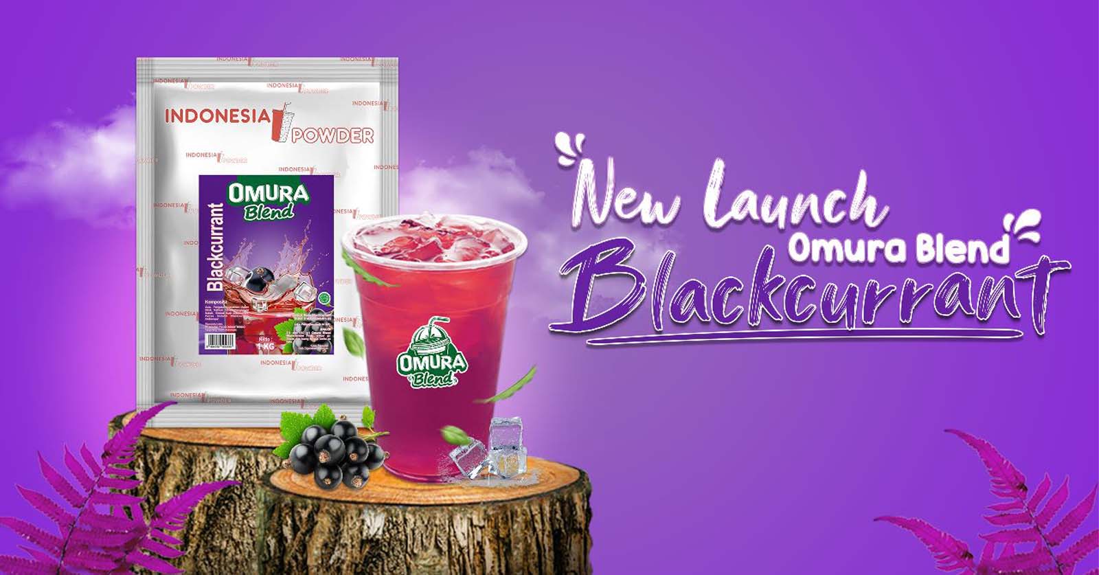 New Blackcurrant Omura Bland Powder