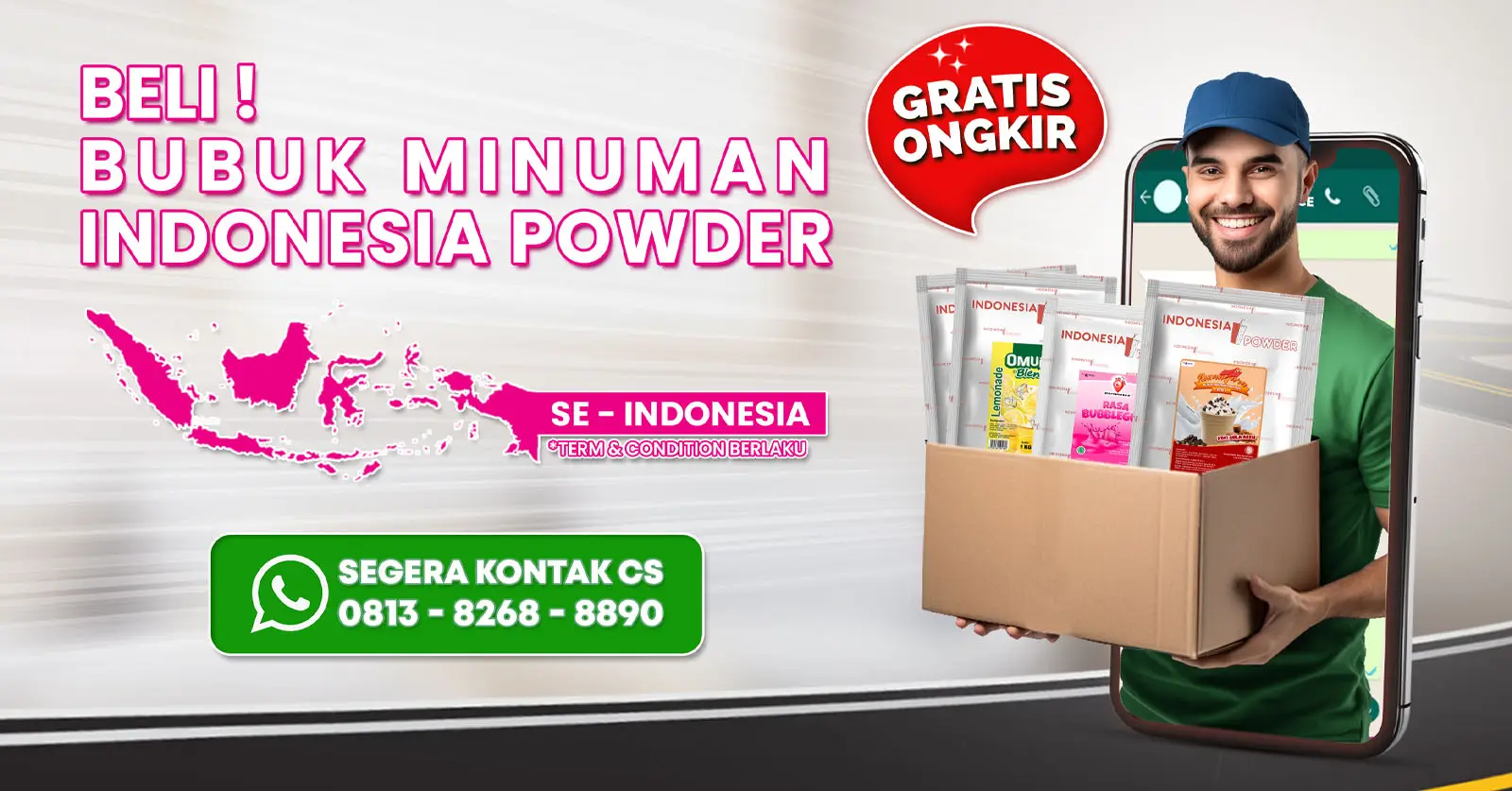 Bebas Ongkir Se Indonesia Omura Powder