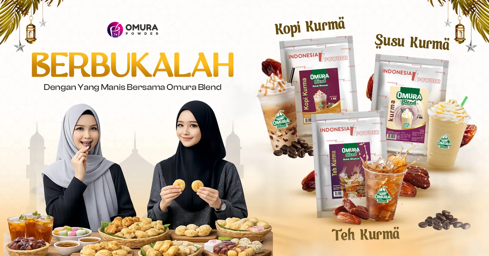 berbukalah dengan yang manis bersama bubuk minman omura blend
