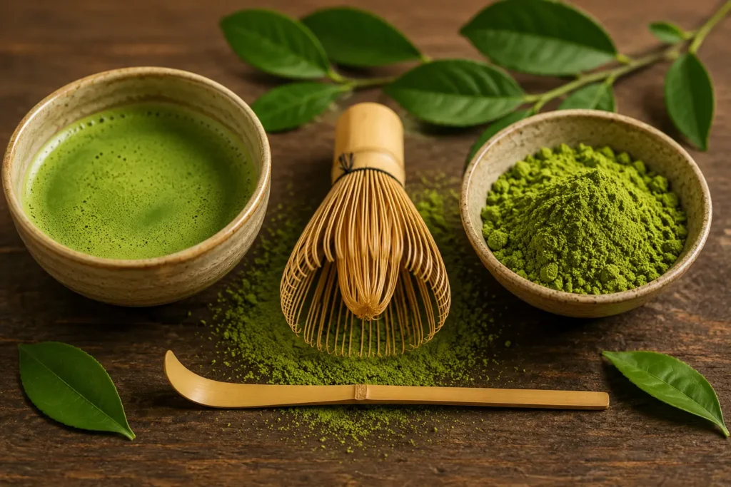 matcha terbuat dari daun teh