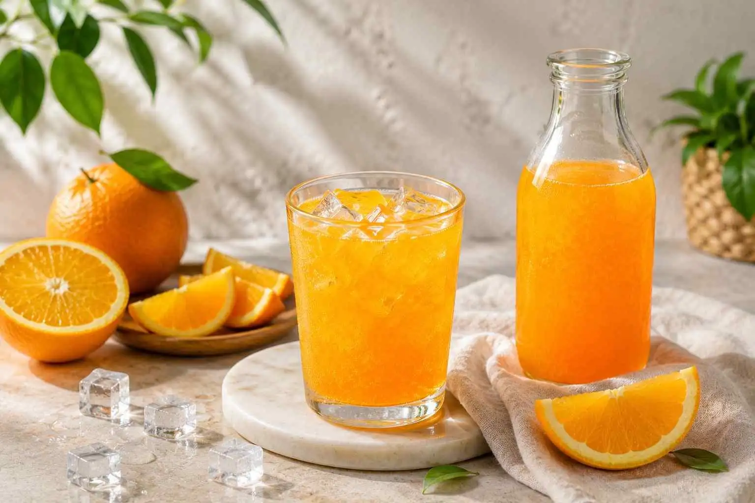 Orange Squash Menjadi Minuman Segar Favorit di Cafe