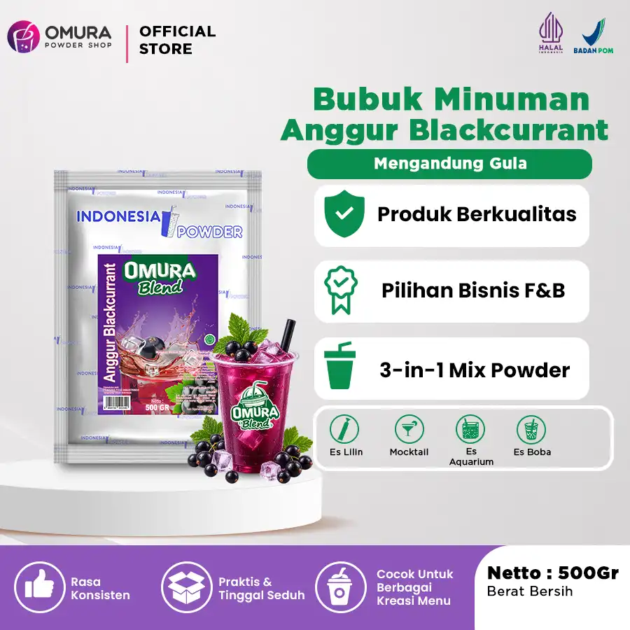 ANGGUR BLACKCURRANT Blend 500 Gram