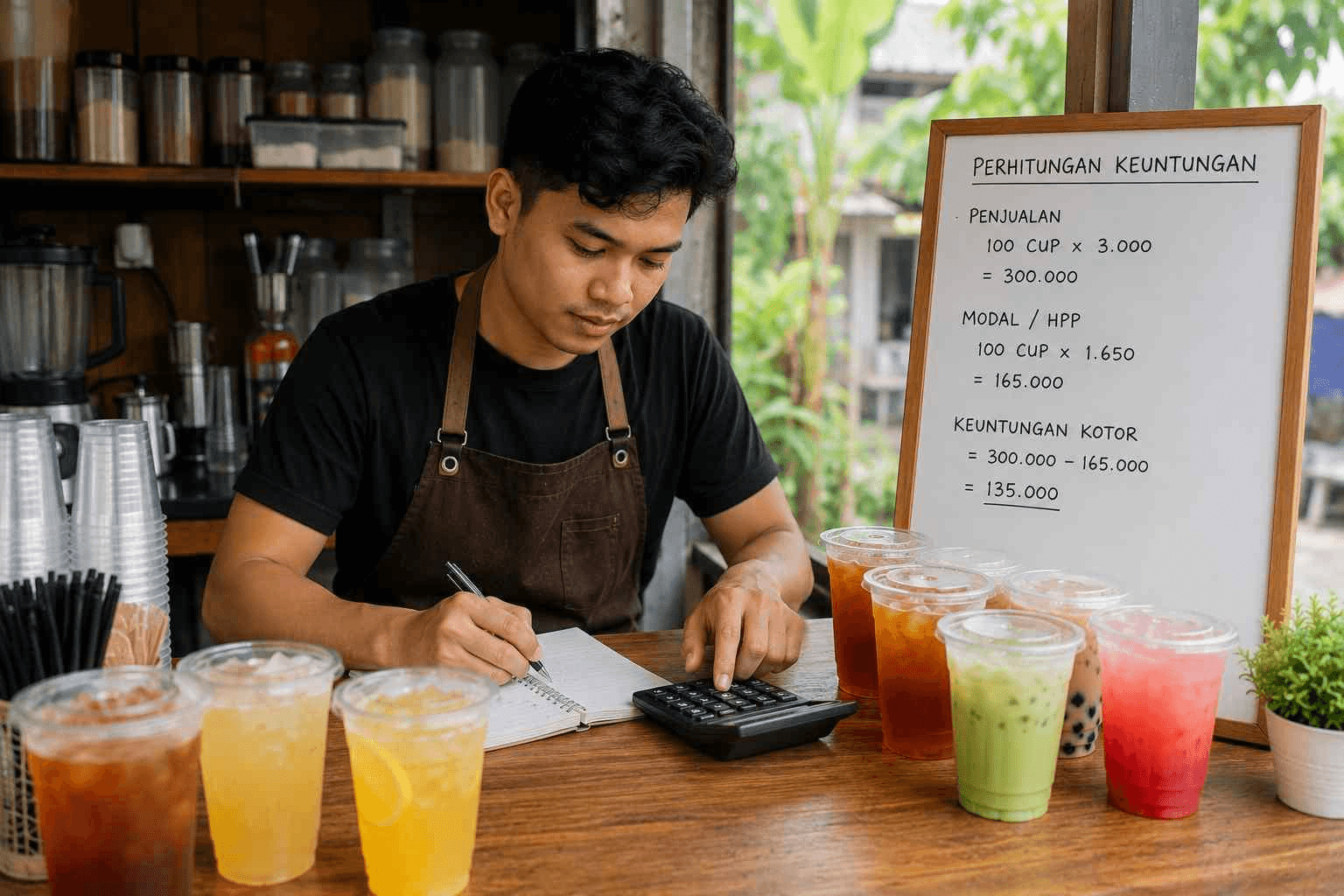 Ide Usaha Minuman Kekinian Harga 3000 dan Perhitungannya by omurapowder